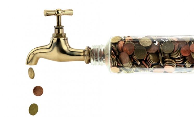 gold faucet